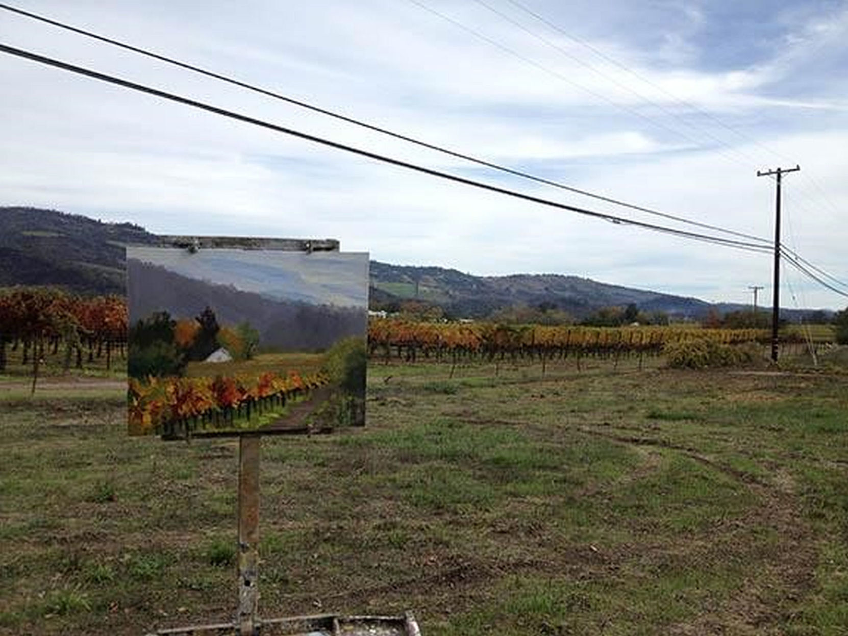 Calistoga Art Center's Plein Air Paint Out